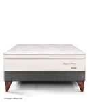 Cama Europea Royal Prince Flexible Gris 2 plazas