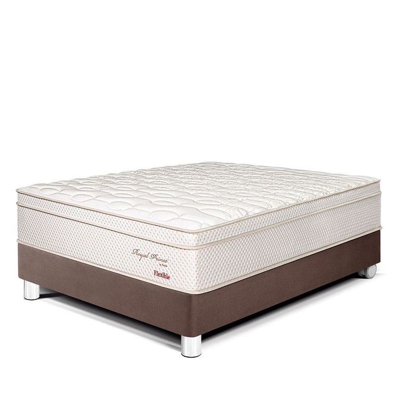 Cama Royal Prince Flexible Chocolate 1.5 plazas