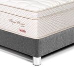 Cama Royal Prince Flexible Gris 2 plazas