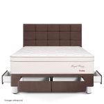 Dormitorio Royal Prince con cajones Blocks Flexible Chocolate | Queen