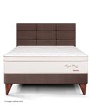 Dormitorio Europeo Royal Prince Blocks Flexible Chocolate | 1.5 plazas