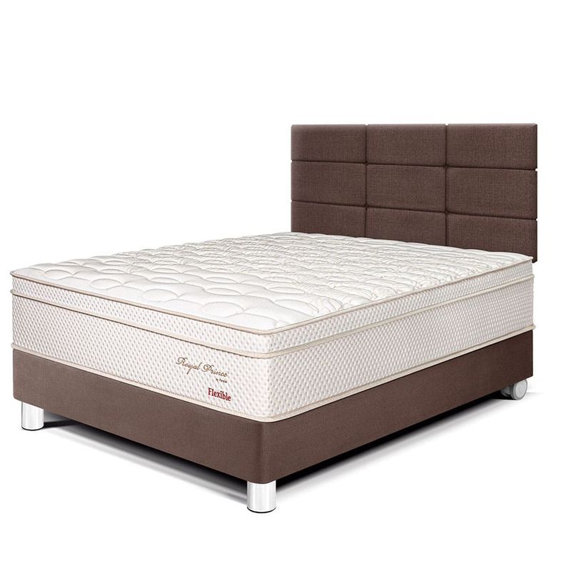 Dormitorio Royal Prince Blocks Flexible Chocolate 1.5 plazas