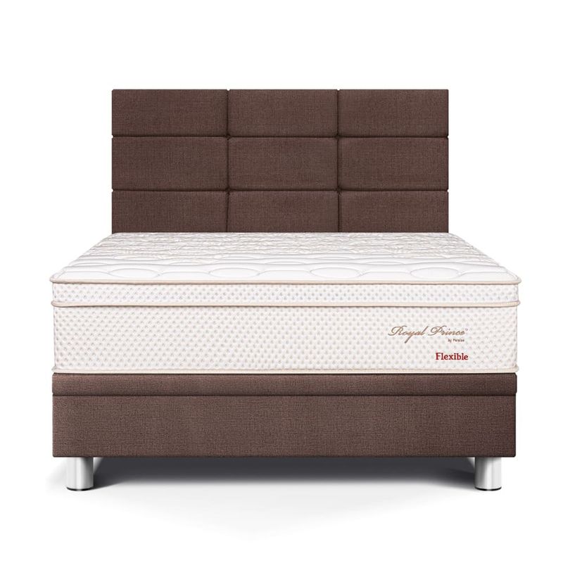 Dormitorio Boxet Blocks Royal Prince Flexible Chocolate | 1.5 plazas