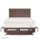 Dormitorio Royal Prince con cajones Flexible Chocolate | Queen