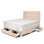 Dormitorio Royal Prince con cajones Flexible Champagne | Queen