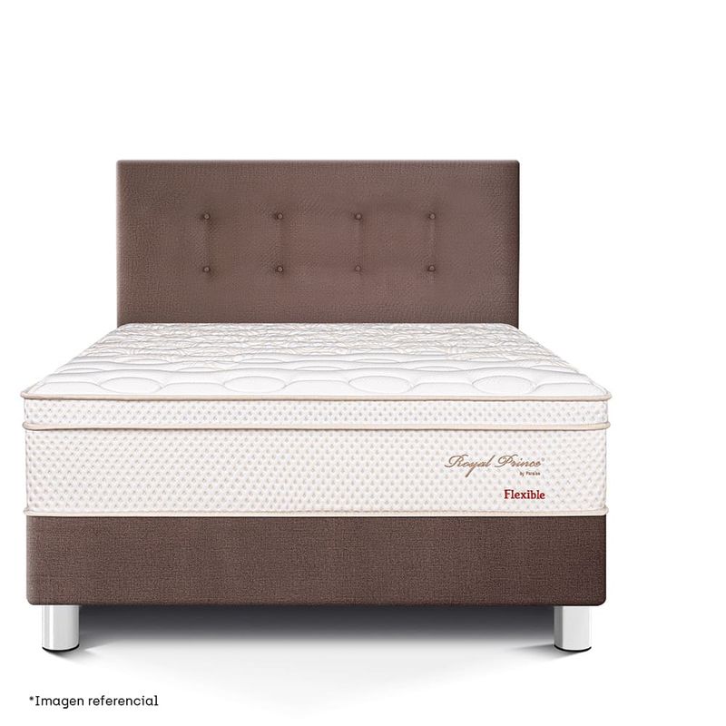Dormitorio Royal Prince Flexible Chocolate | 1.5 plazas