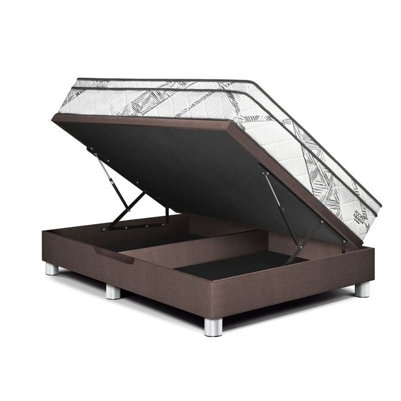 Dormitorio Boxet Blocks Pocket Advance Chocolate | Queen