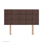 Dormitorio Boxet Blocks Pocket Advance Chocolate | Queen