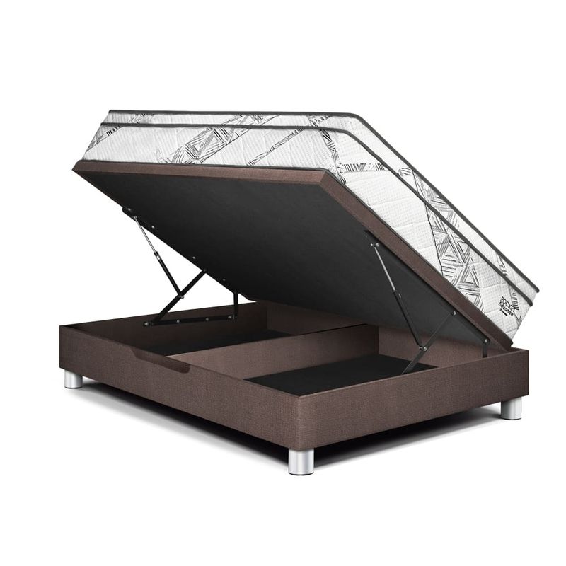 Dormitorio Boxet Blocks Pocket Advance Chocolate | 1.5 plazas