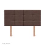 Dormitorio Boxet Blocks Pocket Advance Chocolate | 2 plazas