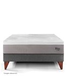 Cama Europea Royal Balanzze Gris | 1.5 plazas