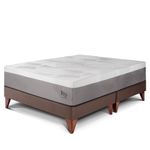 Cama Europea Royal Balanzze Chocolate | Queen