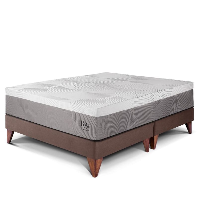 Cama Europea Royal Balanzze Chocolate | King
