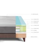 Cama Europea Royal Balanzze Chocolate | King