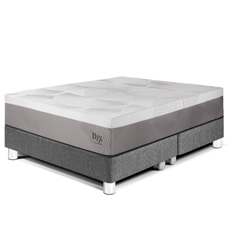 Cama Royal Balanzze Gris | Queen