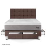 Dormitorio con Cajones Royal Balanzze Blocks Chocolate | King