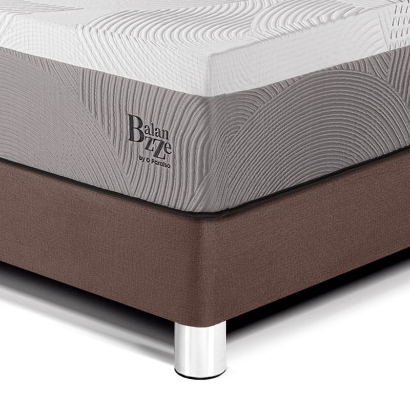 Dormitorio Royal Balanzze Blocks Chocolate 1.5 plazas