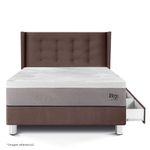 Dormitorio con cajones Royal Balanzze Gold Chocolate 1.5 plazas