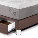 Dormitorio con Cajones Royal Balanzze Gold Chocolate | 2 plazas