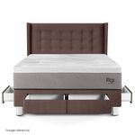 Dormitorio con Cajones Royal Balanzze Gold Chocolate | Queen