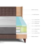 Dormitorio Europeo Royal Balanzze Gold Chocolate 2 plazas