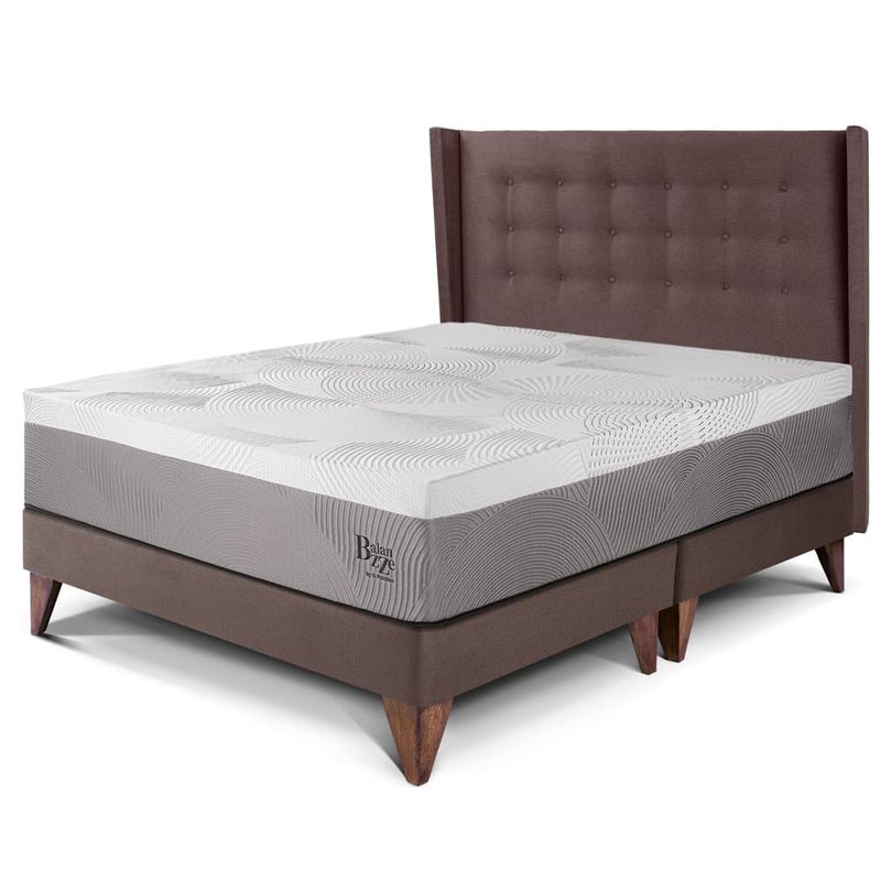 Dormitorio Europeo Royal Balanzze Gold Chocolate Queen