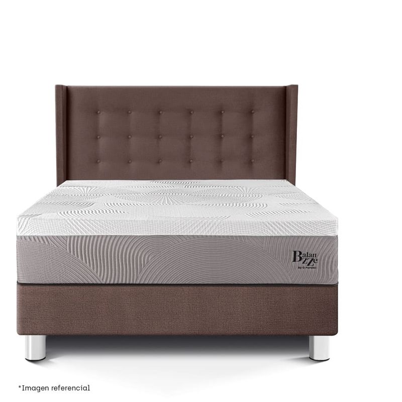Dormitorio Royal Balanzze Gold Chocolate Queen
