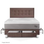 Dormitorio con Cajones Royal Balanzze Chocolate | 2 plazas