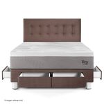 Dormitorio con Cajones Royal Balanzze Chocolate | Queen