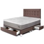 Dormitorio con Cajones Royal Balanzze Chocolate | Queen