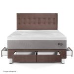 Dormitorio con Cajones Royal Balanzze Chocolate | King