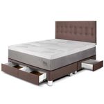 Dormitorio con Cajones Royal Balanzze Chocolate | King