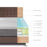 Dormitorio Royal Balanzze Chocolate 2 plazas