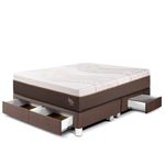 Cama Royal Abrazzo con cajones Chocolate | King
