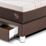 Cama Royal Abrazzo con cajones Chocolate | King