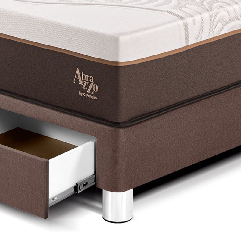 Cama Royal Abrazzo con cajones Chocolate | King