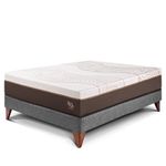 Cama Europea Royal Abrazzo Gris | 1.5 plazas