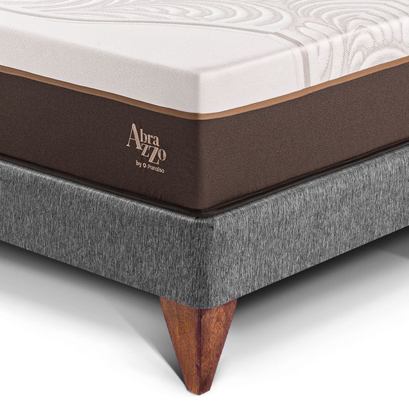 Cama Europea Royal Abrazzo Gris| King