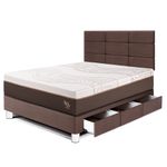 Dormitorio con cajones Royal Abrazzo Blocks Chocolate | 1.5 plazas