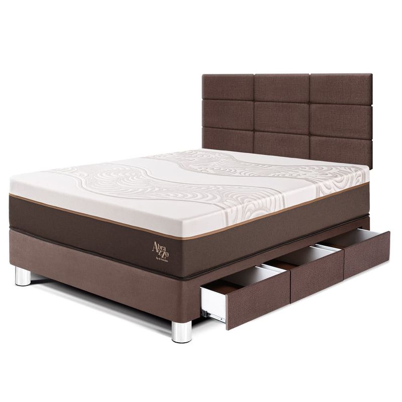 Dormitorio con cajones Royal Abrazzo Blocks Chocolate | 1.5 plazas