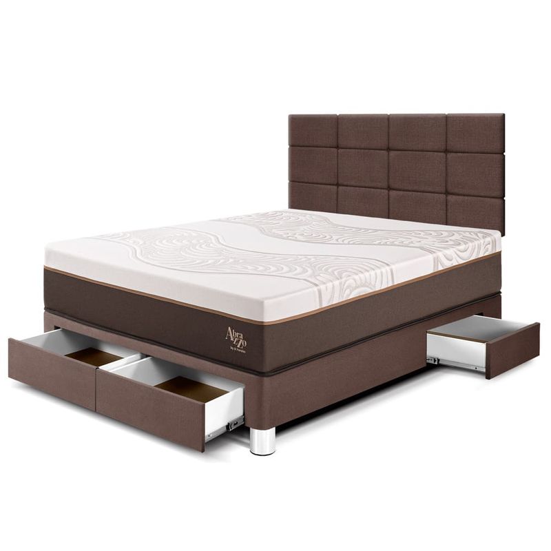 Dormitorio con cajones Royal Abrazzo Blocks Chocolate | 2 plazas