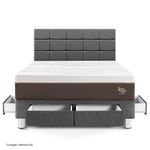 Dormitorio con cajones Royal Abrazzo Blocks Gris | Queen