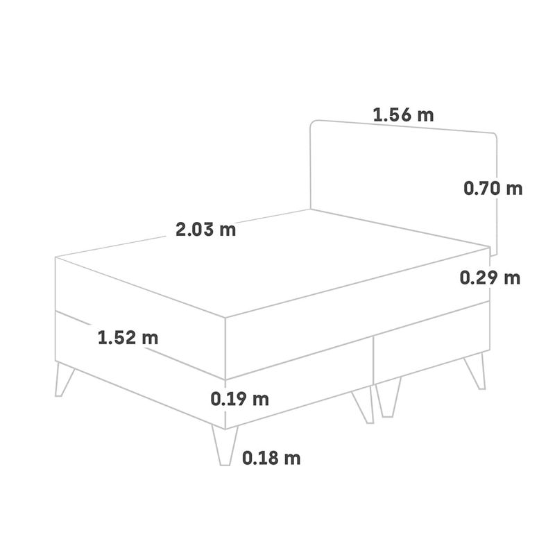 Dormitorio Europeo Royal Abrazzo Blocks Chocolate | Queen