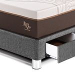 Dormitorio con cajones Royal Abrazzo Gold Gris | 1.5 plazas