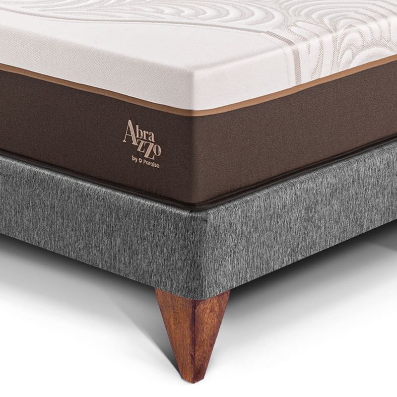 Dormitorio Europeo Royal Abrazzo Gold Gris | Queen