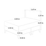 Dormitorio Europeo Royal Abrazzo Gold Gris | Queen