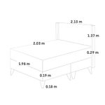 Dormitorio Europeo Royal Abrazzo Gold Gris | King