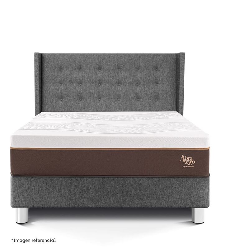 Dormitorio Royal Abrazzo Gold Gris | Queen