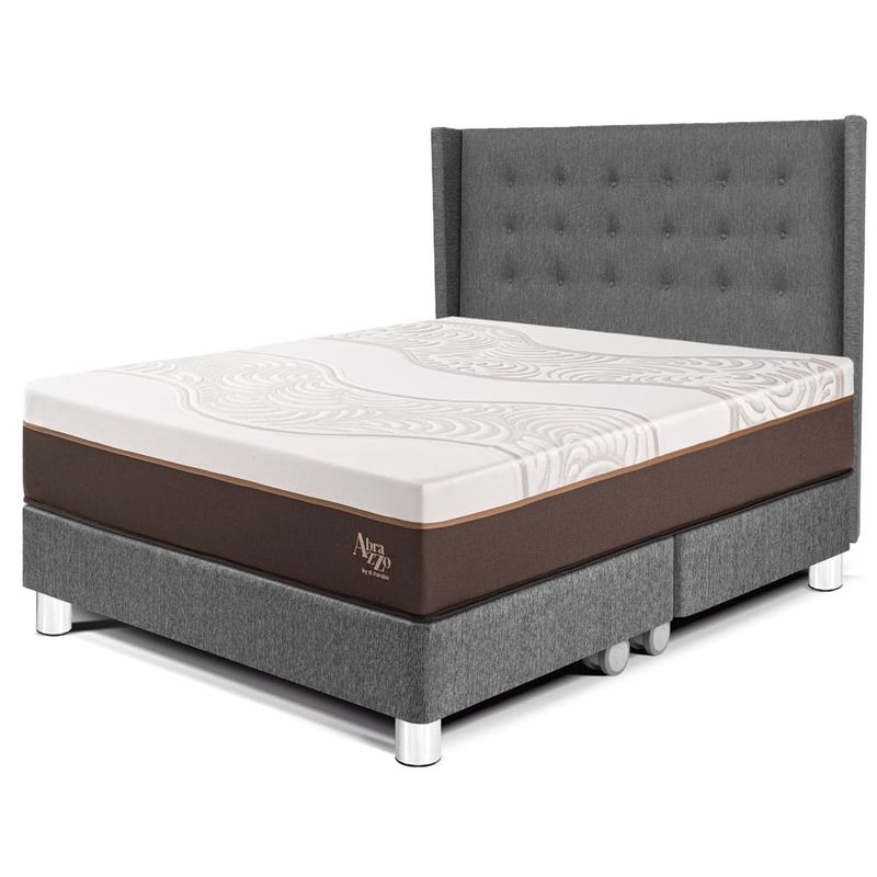Dormitorio Royal Abrazzo Gold Gris | Queen