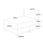 Dormitorio Royal Abrazzo Gold Gris | Queen